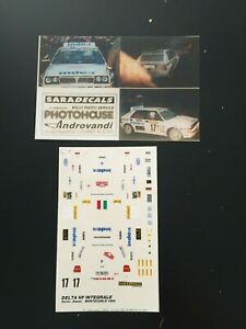 【送料無料】ホビー　模型車　車　レーシングカー デカールランチアデルタモンテカルロラリーラリーdecals 143 lancia delta hf integrale verini rallye monte carlo 1994 rally wrc