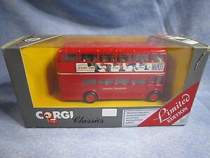 【送料無料】ホビー　模型車　車　レーシングカー ロンドンバスエドリムza164 corgi classics aec london bus transport c634 ed lim nb