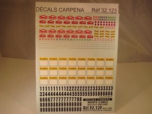 【送料無料】ホビー　模型車　車　レーシングカー モンテカルロデカールラリープレートコロラドdecals 132 plaques rallye de monte carlo 2001 et 2002 colorado 32123