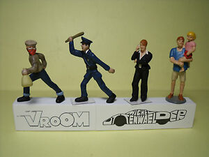 【送料無料】ホビー　模型車　車　レーシングカー セットスパーク4 figurines 143 set 280 le voleur vroom unpainted figures no spark