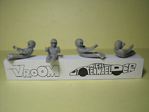 【送料無料】ホビー　模型車　車　レーシングカー スカーフスパークパイロット4 figurines set 271 pilotes sixties avec foulard vroom 143 no spark