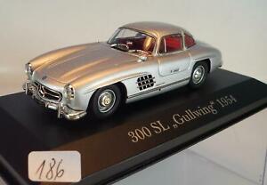 【送料無料】ホビー　模型車　車　レーシングカー ネットワークメルセデスベンツガルウィング＃ixo altaya 143 mercedes benz 300 sl gullwing argent 1954 in plexibox 186