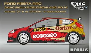 【送料無料】ホビー　模型車　車　レーシングカー デカールフォードフィエスタ＃アルラリーdecals 143 ford fiesta rrc 31 alattiyah rallye adac 2014 mfz d43345