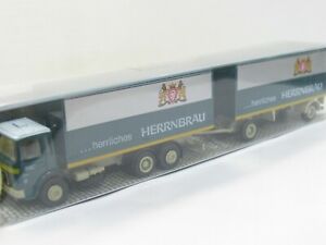 【送料無料】ホビー　模型車　車　レーシングカー eaトラックビールボックスnouvelle annoncealbedo on herrenbrau brasserie camion neuf dans sa boite 187 uu2159