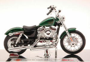 【送料無料】ホビー　模型車　車　レーシングカー ハーレーダビッドソンメタリックグリーンヒートモデルharley davidson xl 1200v 72 seventytwo 2012 metallic green moto 118 model