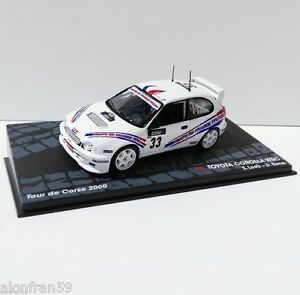 【送料無料】ホビー　模型車　車　レーシングカー ラリーネットワークトヨタrally ixo moule sous pression 143 toyota wrc loebelena corse 2000 ral114