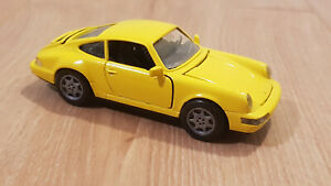 【送料無料】ホビー　模型車　車　レーシングカー ポルシェカレラモデルドイツporsche carrera 24 jaune 143 de nzg modeles 348 germany environ 30 ans 12,565円