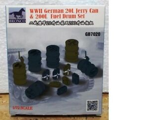 【送料無料】ホビー　模型車　車　レーシングカー ブロンコモデルドイツジェリードラムbronco models , gb07020 german 20 lt jerry cans amp; 200 lt fuel drums 172