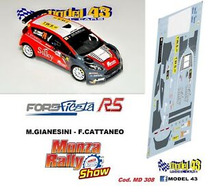 【送料無料】ホビー　模型車　車　レーシングカー デカールフォードフィエスタラリーモンツァdecal 143 ford fiesta r5 gianesini rally monza 2017 12,565円