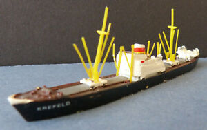 【送料無料】ホビー　模型車　車　レーシングカー ハンザメタルモデルボートクレフェルトロイドhansa modele metal 11250 bateau krefeld hapag lloyd