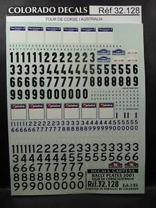 【送料無料】ホビー　模型車　車　レーシングカー デカールラリープレートツールドコルスオーストラリアdecals 132 plaques rallye tour de corse australie 2001 carpena 32128 12,905円