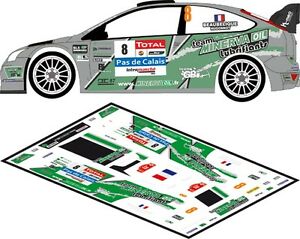 【送料無料】ホビー　模型車　車　レーシングカー デカールフォードフォーカス＃ルトゥケラリーdecals 143ford focus wrc 8 beaubelique rallye du touquet 2012 d43162