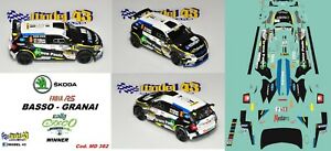 【送料無料】ホビー　模型車　車　レーシングカー デカールシュコダファビアラリー