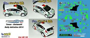 【送料無料】ホビー　模型車　車　レーシングカー デカールフォードフィエスタラリーdecal 143 ford fiesta r5 tonso rally adriatico 2014
