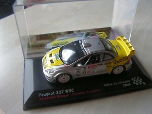 【送料無料】ホビー　模型車　車　レーシングカー プジョーセリエラリーvoiture 143 peugeot wrc rallye du limousin 2007 serie 5