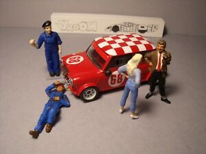 【送料無料】ホビー　模型車　車　レーシングカー ミニスパークセット4 figurines 143 set 381 la mini de mr bean vroom unpainted no spark