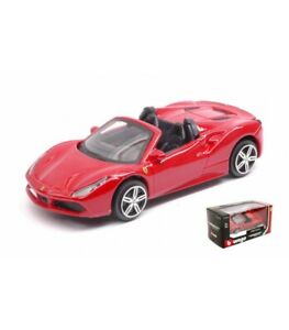 【送料無料】ホビー　模型車　車　レーシングカー フェラーリスパイダーレッドferrari 488 spider red 143