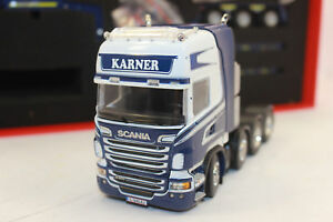 【送料無料】ホビー　模型車　車　レーシングカー スカニアトップラインimc 330003 scania r topline 8x4 goldhofer semiremorque 3 achs a 150 neuf ovp｜hokushin