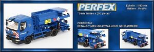【送料無料】ホビー　模型車　車　レーシングカー アラートトラックルノータンクマウントalerte 143 camion renault midlum citernes carburants gendarmerie｜hokushin