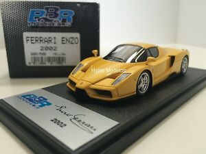 【送料無料】ホビー　模型車　車　レーシングカー モデルフェラーリエンツォイエローbbr model 143 ferrari enzo 2002 jaune art bbr 150b