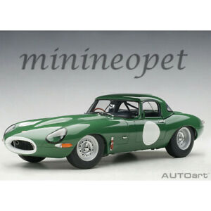 【送料無料】ホビー　模型車　車　レーシングカー ジャガーモデルダークグリーンautoart 73648 jaguar lightweight etype 118 model car opalescent dark green