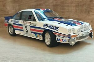 【送料無料】ホビー　模型車　車　レーシングカー オペルマンタロスルマンラリーmc43 1 18 opel manta 400 roth mans frequelin rallye antibes 1983｜hokushin