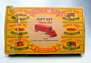 【送料無料】ホビー　模型車　車　レーシングカー マッチシリーズファームセットセットmatchbox serie 175 g4 farm set poisonset 1960