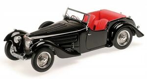 【送料無料】ホビー　模型車　車　レーシングカー ブガッティタイプコルシカロードスターブラックbugatti type 57sc corsica roadster noir