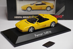 【送料無料】ホビー　模型車　車　レーシングカー フェラーリherpa ferrari 348 ts jaune 143