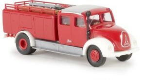 【送料無料】ホビー　模型車　車　レーシングカー brekina 42245 187 magirus mercur tlf 16 rougeblanc neuf