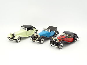 【送料無料】ホビー　模型車　車　レーシングカー リオブガッティrio sb 143 lot de 3 bugatti b