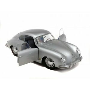 【送料無料】ホビー　模型車　車　レーシングカー ポルシェプレボックスカットシルバー118 solido porsche 356 prea coupe silver in box