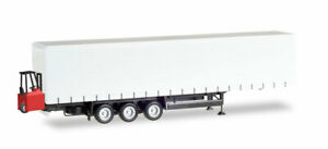 【送料無料】ホビー　模型車　車　レーシングカー シーツトレーラーherpa 076784 schmitz remorque bachee, 3achs avec mitnahmesstap 187 h0