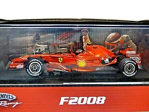 【送料無料】ホビー　模型車　車　レーシングカー ホットホイールレーシングフェラーリキミライコネンhot wheels racing ferrari f2008 kimi raikkonen 13,666円