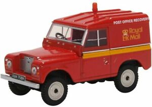 【送料無料】ホビー　模型車　車　レーシングカー オックスフォードランドローバーロイヤルポストィススケールoxford 43lr2as002 land rover royal mail bureau de poste 143 echelle t48 apres