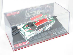 【送料無料】ホビー　模型車　車　レーシングカー フィアットアバルトラリーアリタリアフィンランドボックス143 fiat 131 abarth alitalia rallye 1000 lacs finlande 1979 m alen altaya en parfait etat, dans