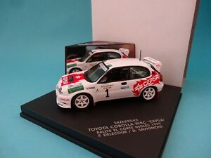 【送料無料】ホビー　模型車　車　レーシングカー トヨタカローラ＃フランソワデルクールラリーコルテイングレススキッドtoyota corolla wrc 1 delecour rally corte ingles 1999 143 skid skm99042画像