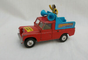 【送料無料】ホビー　模型車　車　レーシングカー ビンテージランドローバーサーカスパレードvintage corgi toys 487 land rover 109 wb chipperfields circus parade vehicule
