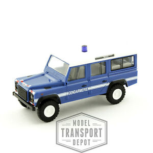【送料無料】ホビー　模型車　車　レーシングカー ランドローバーディフェンダーステーションワゴンスケールモデルホマウントbusch 50310 land rover defender 110 station wagon gendarmerie scale model ho