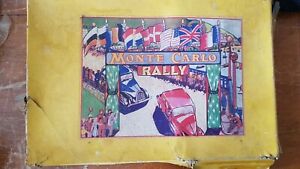 【送料無料】ホビー　模型車　車　レーシングカー モンテカルロラリーカー？extremement rare mettoy rallye monte carlo avec une voiture 1930 s