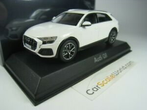 【送料無料】ホビー　模型車　車　レーシングカー アウディaudi q8 2018 143 norev white