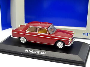 【送料無料】ホビー　模型車　車　レーシングカー プジョーnorev 143 peugeot 404 rouge