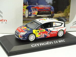 【送料無料】ホビー　模型車　車　レーシングカー シトロエンローブラリーnorev 143 citroen c4 wrc rallye de catalogne 2009 loeb
