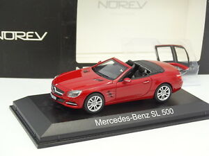 【送料無料】ホビー　模型車　車　レーシングカー メルセデスnorev 143 mercedes sl 500 rouge