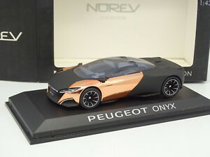 【送料無料】ホビー　模型車　車　レーシングカー プジョーコンセプトオニキスnorev 143 peugeot concept car onyx