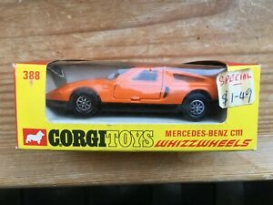 【送料無料】ホビー 模型車 車 レーシングカー ビンテージメルセデスvintage boxed corgi whizzwheels mercedes c 111 free uk pamp;p signedfor