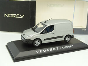 【送料無料】ホビー　模型車　車　レーシングカー プジョーパートナーnorev 143 peugeot partner grise