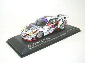 【送料無料】ホビー　模型車　車　レーシングカー ポルシェグアテマラスパporsche 911 gt3 n124 spa 2005