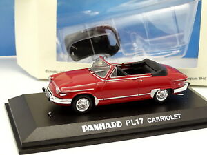 【送料無料】ホビー　模型車　車　レーシングカー カブリオレnorev 143 panhard pl17 cabriolet rouge