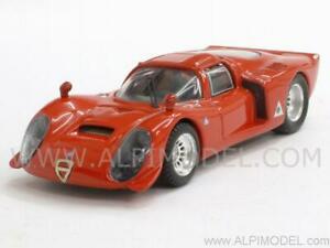 【送料無料】ホビー　模型車　車　レーシングカー アルファロメオベストalfa romeo 332 1968 prova red 143 best 9114